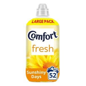 Comfort Fresh Fabric Conditioner Sunshiny Days 52 Washes 1.56L