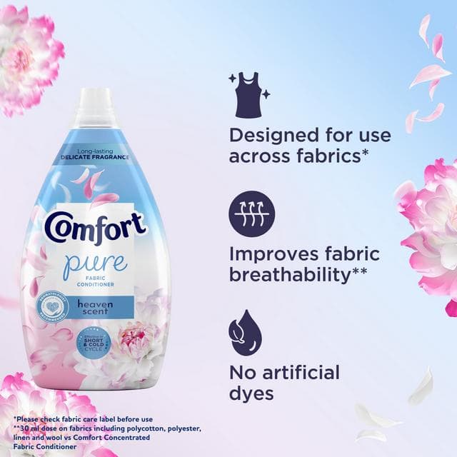 Comfort Fabric Conditioner Pure Heaven Scent 64 washes 960ml - gallery image 4
