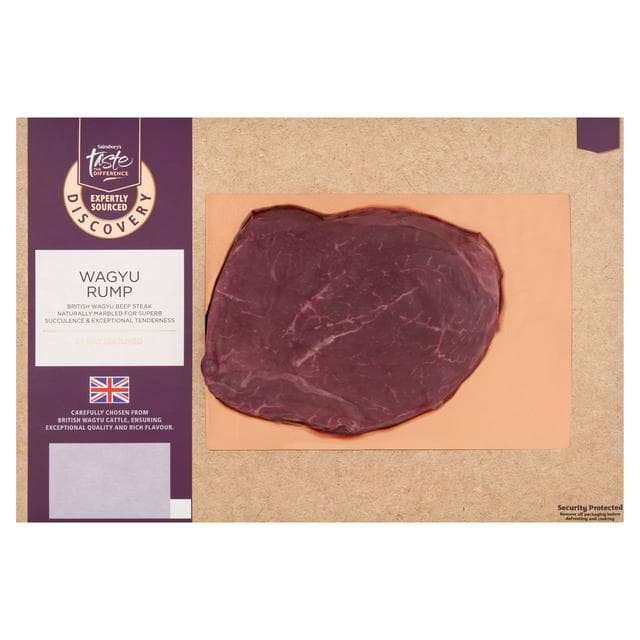 Sainsbury's Discovery Wagyu Rump Steak, Taste the Difference 250g - gallery image 1