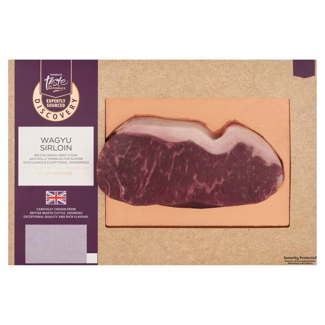 Sainsbury's Discovery Wagyu Sirloin Steak, Taste the Difference 250g - gallery image 1