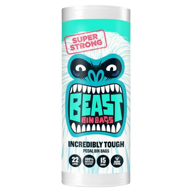 Beast Incredibly Tough Pedal Bin Bags x15 - gallery image 1