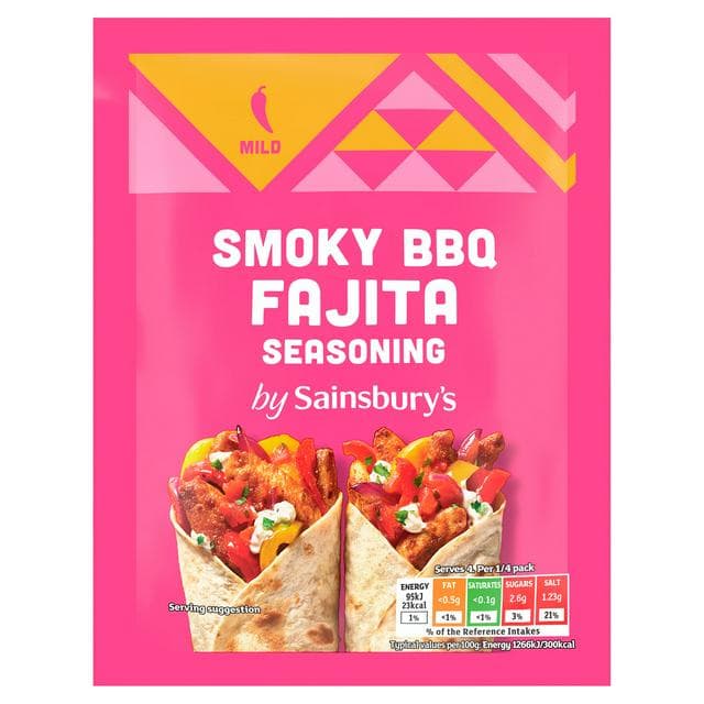 Sainsbury's 30g Smoky BBQ Fajita Seasoning - gallery image 1