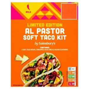 Sainsbury's 418g Al Pastor Soft Taco Kit, Limited Edition