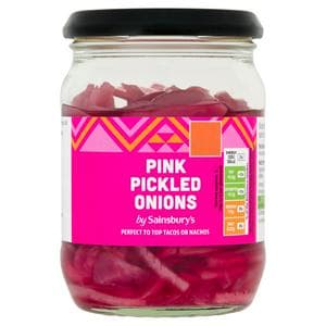 Sainsbury's Pink Pickled Onions 340g