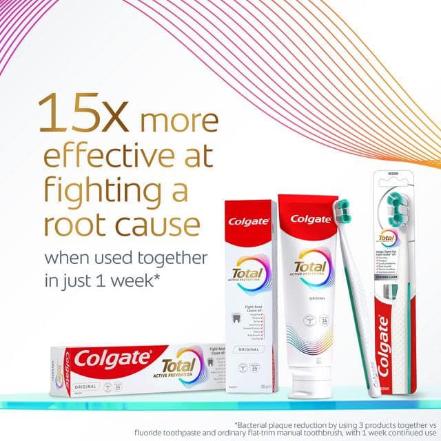 Colgate Total Foaming Clean Soft Manual Toothbrush - gallery image 5