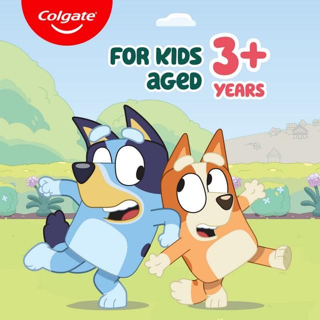 Colgate Kids 3+ Years Bluey Mint Flavoured Fluoride Toothpaste 75ml - gallery image 4