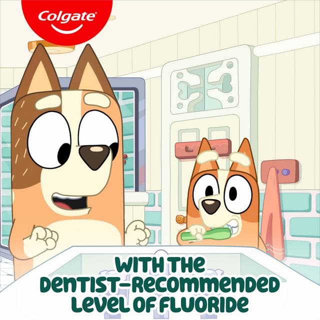 Colgate Kids 3+ Years Bluey Mint Flavoured Fluoride Toothpaste 75ml - gallery image 5