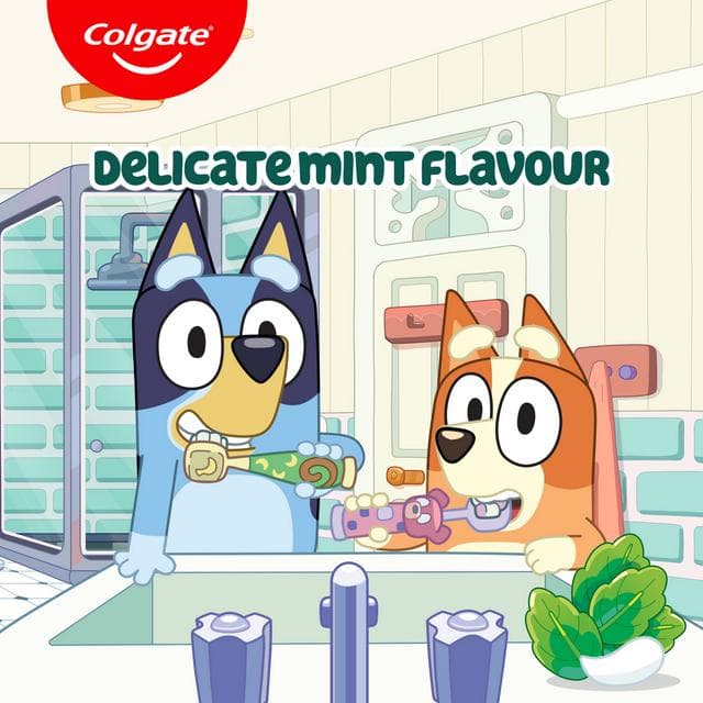 Colgate Kids 3+ Years Bluey Mint Flavoured Fluoride Toothpaste 75ml - gallery image 6