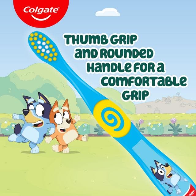 Colgate Kids 2-5 Years Bluey Extra Soft Manual Toothbrush x2 - gallery image 4
