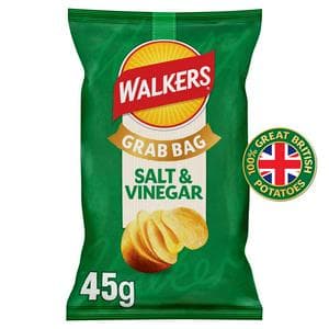 Walkers Crisps Salt & Vinegar 45g