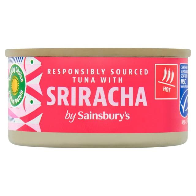 Sainsbury's 80g Tuna with Sriracha Canned Fish - gallery image 1