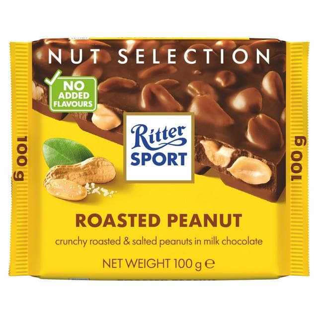 Ritter Sport Roasted Peanut Nut Selection 100g - gallery image 1