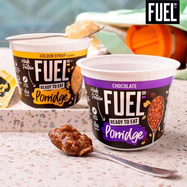 FUEL10K 210g Chocolate Ready to Eat On the Go Protein Porridge Oat Cereal Pot - gallery image 5