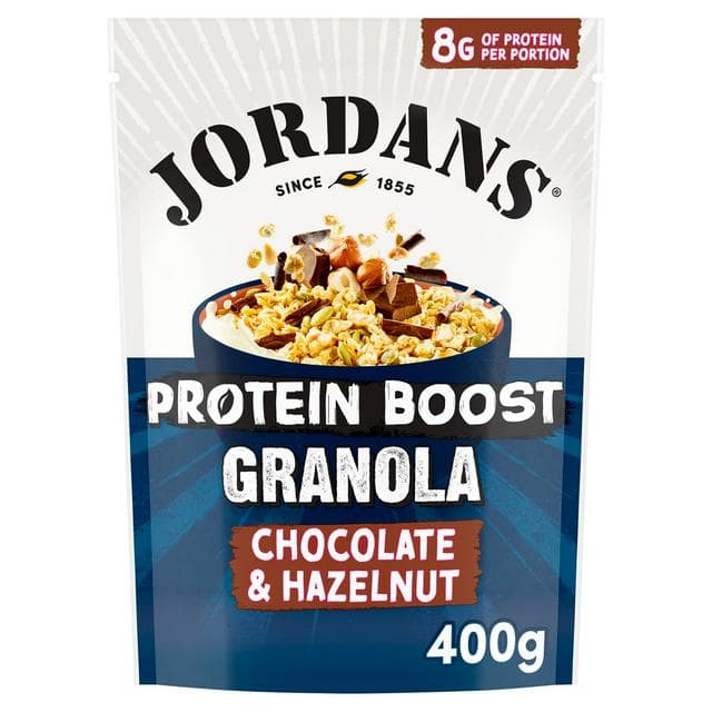 Jordans Protein Boost Granola Chocolate & Hazelnut 400g - gallery image 1