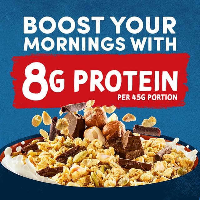 Jordans Protein Boost Granola Chocolate & Hazelnut 400g - gallery image 2