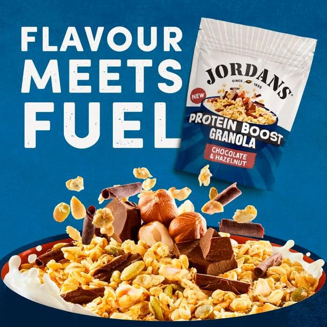 Jordans Protein Boost Granola Chocolate & Hazelnut 400g - gallery image 3