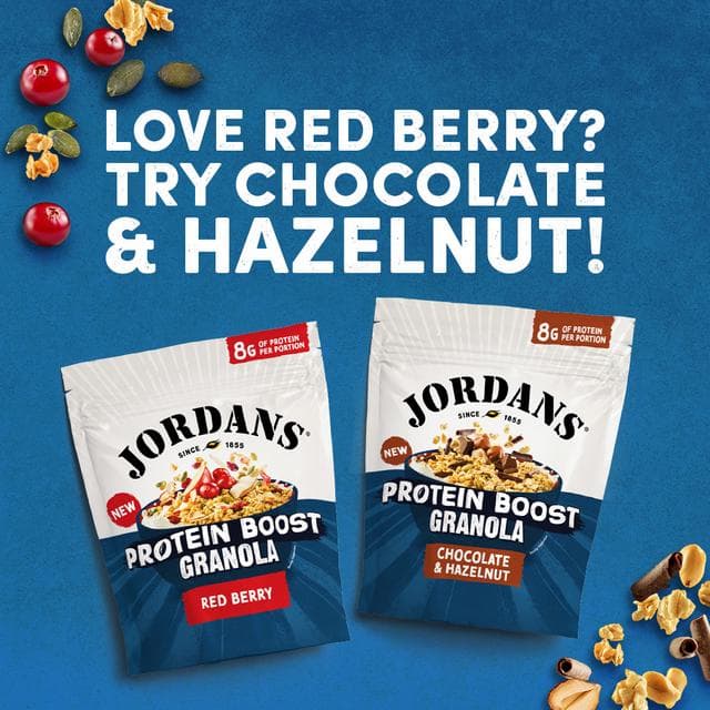 Jordans Protein Boost Granola Red Berry 400g - gallery image 5