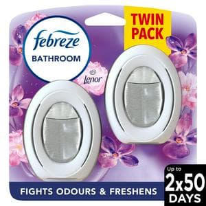 Febreze Bathroom Continuous Air Freshener Exotic Bloom x2