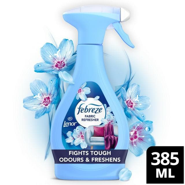 Febreze Fabric Freshener Spray Lenor Spring Awakening 385ml - gallery image 1