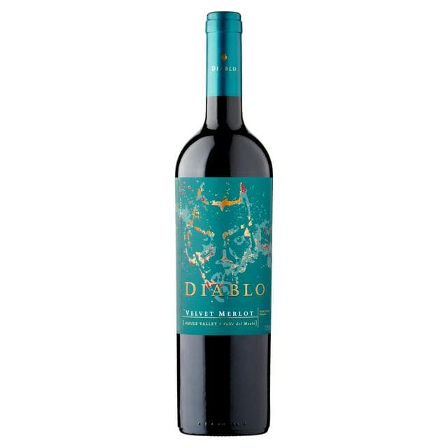 Diablo Velvet Merlot Red Wine 75cl - gallery image 1
