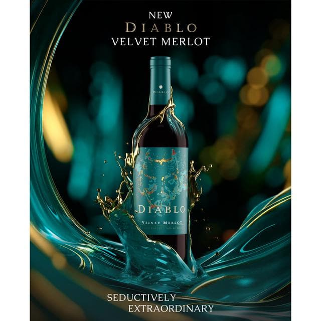 Diablo Velvet Merlot Red Wine 75cl - gallery image 5