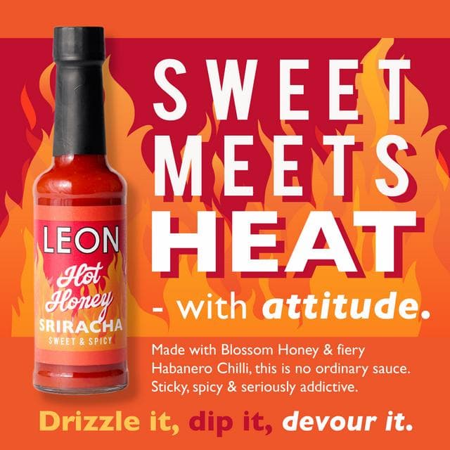 LEON Hot Honey Sriracha 155ml - gallery image 3