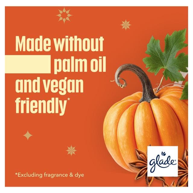 Glade Pumpkin Spice Latte Festive Scented Candle, Limited Edition 108g - gallery image 6