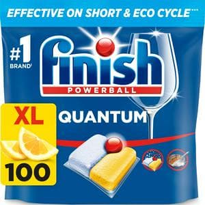 Finish Quantum All in One Dishwasher Tablets Lemon x100