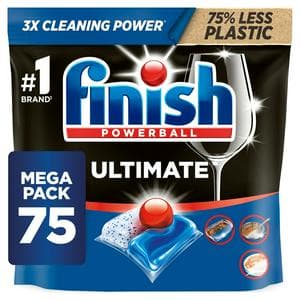 Finish Ultimate All in One Dishwasher Tablets Fresh x75