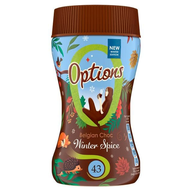 Options Belgian Choc Winter Spice 220g - gallery image 1