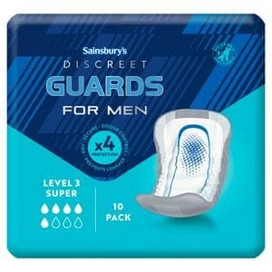 Sainsbury's Super Discreet Guards for Men x10