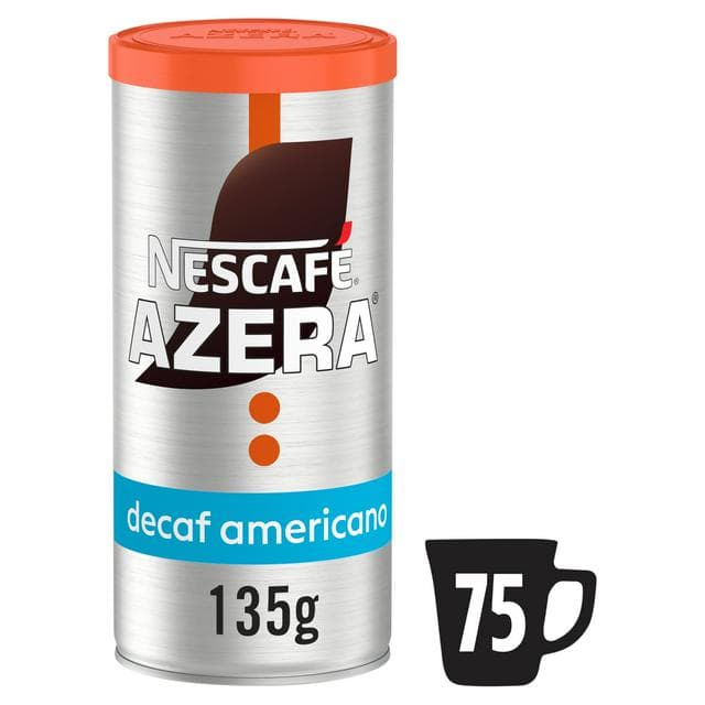 Nescafé Azera Decaf Americano Instant Coffee with Finely Ground Beans 135g - gallery image 1