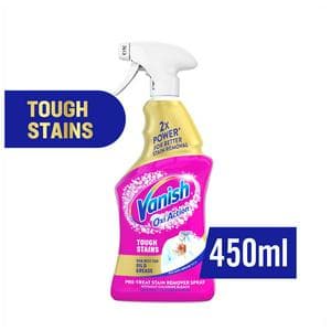Vanish Oxi Action Gold Fabric Stain Remover Pre Wash Spray 450ml