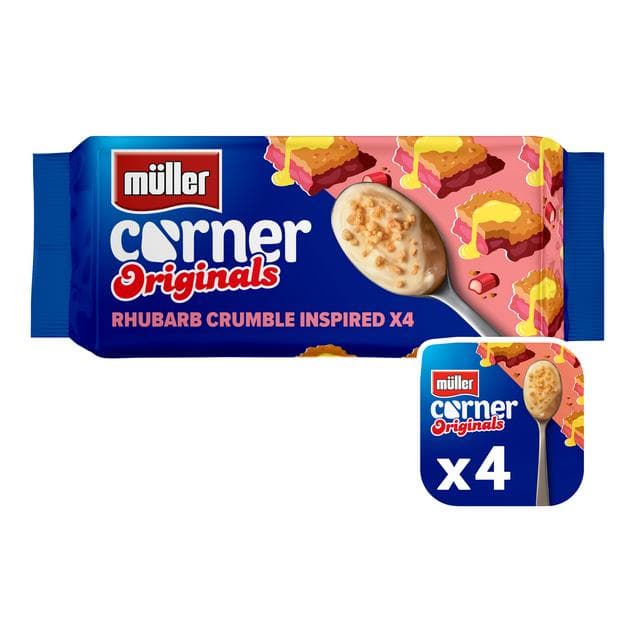 Müller Corner Originals Rhubarb Crumble Yogurt - gallery image 2