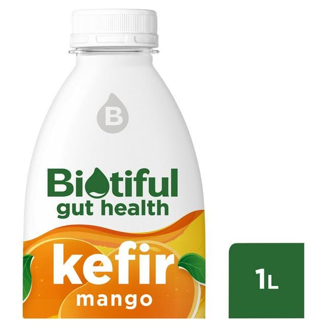 Biotiful Gut Health Kefir Drink Mango 1L - gallery image 1