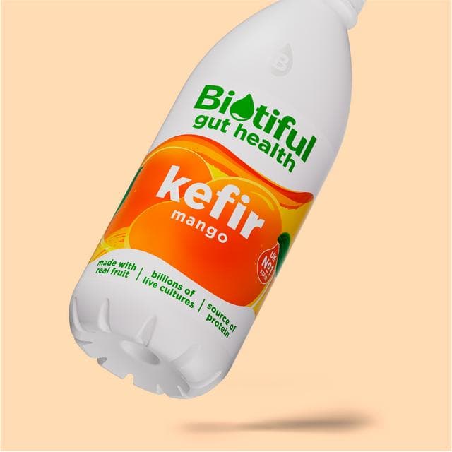 Biotiful Gut Health Kefir Drink Mango 1L - gallery image 3