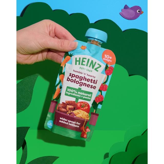 Heinz Spaghetti Bolognese Baby Food Pouch 10+ Months 180g - gallery image 3