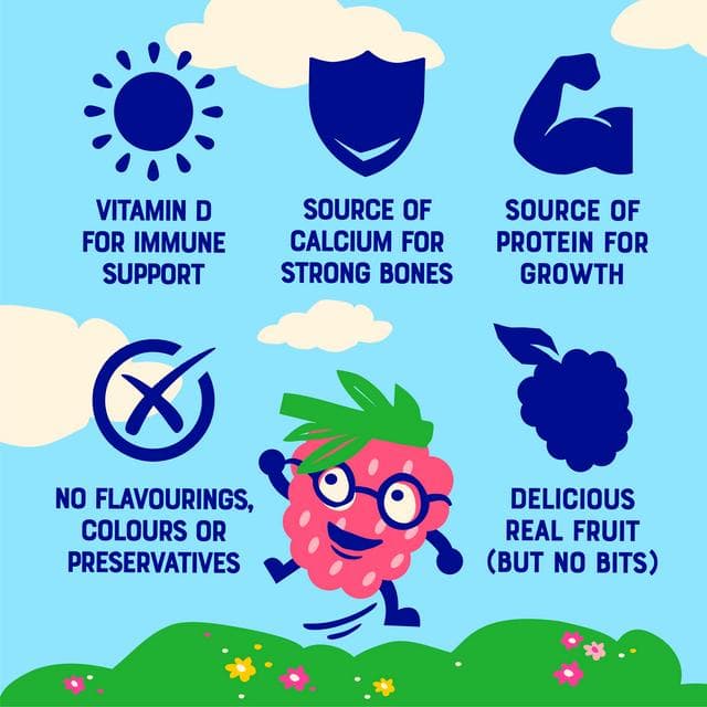Onken Kids 4 x Raspberry & Banana Yogurt 90g - gallery image 4