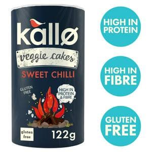 Kallo 122g Lentil & Pea Sweet Chilli Veggie Cakes