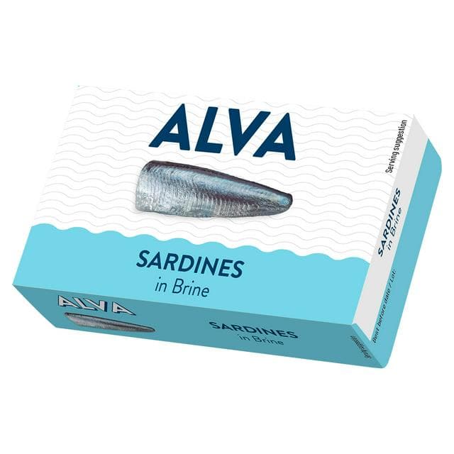 Alva Sardines in Brine 120g - gallery image 1
