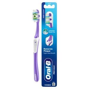 Oral-B Pro Clean Manual Toothbrush Removes Plaque & Fights Bad Breath Medium