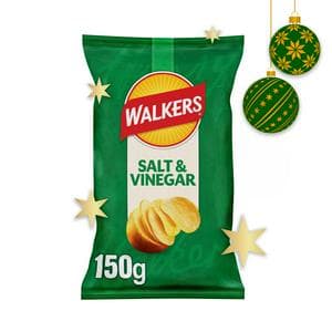 Walkers Crisps Salt & Vinegar 150g