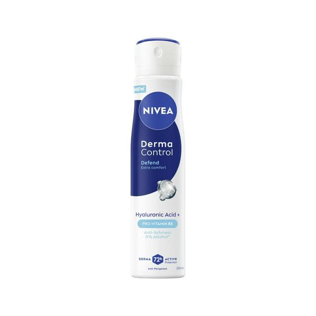 Nivea 72h Derma Control Defend Anti Perspirant Spray 250ml - gallery image 1
