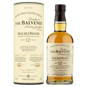 The Balvenie Double Wood Aged 12 Years Single Malt Scotch Whisky 20cl