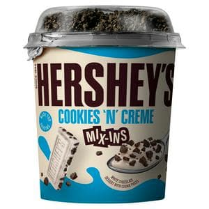 Hershey's 330g Cookies N Creme Mix Ins White Chocolate Dessert with Cookie Pieces