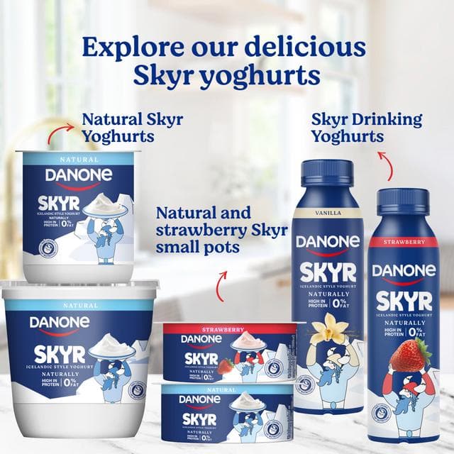 Danone Skyr 450g High Protein 0% Fat Natural Yogurt - gallery image 5