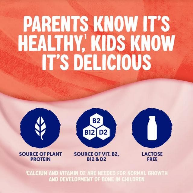 Alpro Kids Strawberry Soya Dairy Free Yoghurt Alternatives 4 x 115g - gallery image 2
