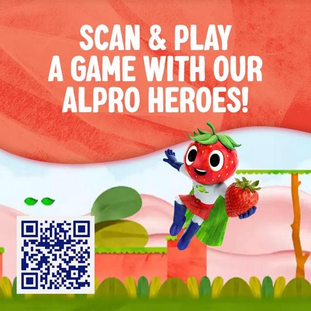 Alpro Kids Strawberry Soya Dairy Free Yoghurt Alternatives 4 x 115g - gallery image 6