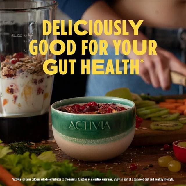 Activia 8 x 115g Strawberry & Mixed Fruit Multipack Fat Free Gut Health Yoghurt - gallery image 3