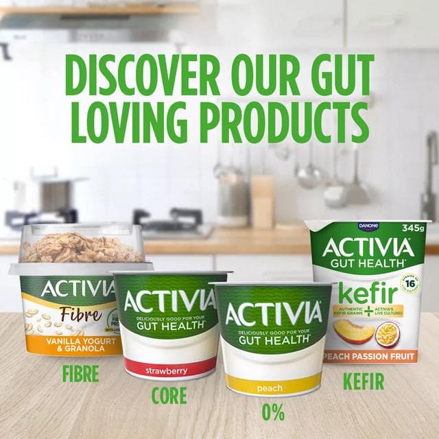 Activia 8 x 115g Rhubarb & Mixed Fruit 8 x 115g Low Gut Health Yoghurt - gallery image 6